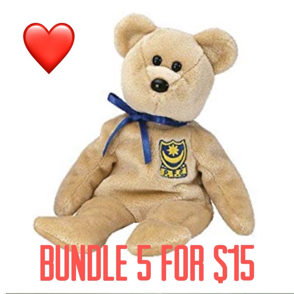 ❤️Bundle 5 for $15❤️ 2003 Premier the Bear-UK Exclusive-Portsmouth Football Club
